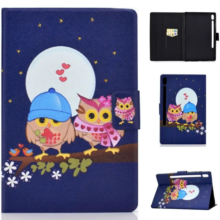 Electric Pressed Left Right Flat Feather Case with Sleep Function Pen Cover & Card Slot & Holder For Huawei T3-10.0