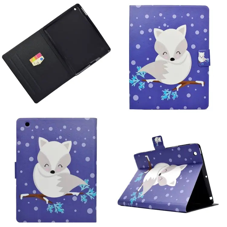 Electric Pressed Left Right Flat Feather Case with Sleep Function Pen Cover & Card Slot & Holder For Galaxy Tab E T560