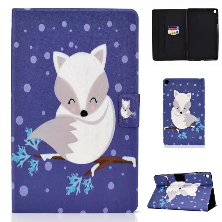 Electric Pressed Left Right Flat Feather Case with Sleep Function Pen Cover & Card Slot & Holder For Huawei T5-10.0