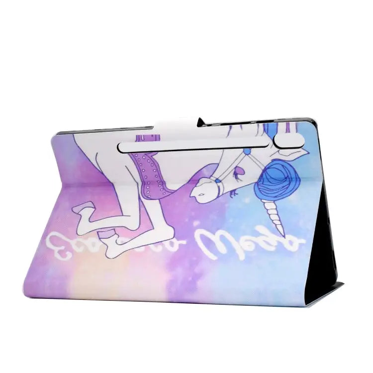 Electric Pressed Left Right Flat Feather Case with Sleep Function Pen Cover & Card Slot & Holder For Huawei T3-10.0