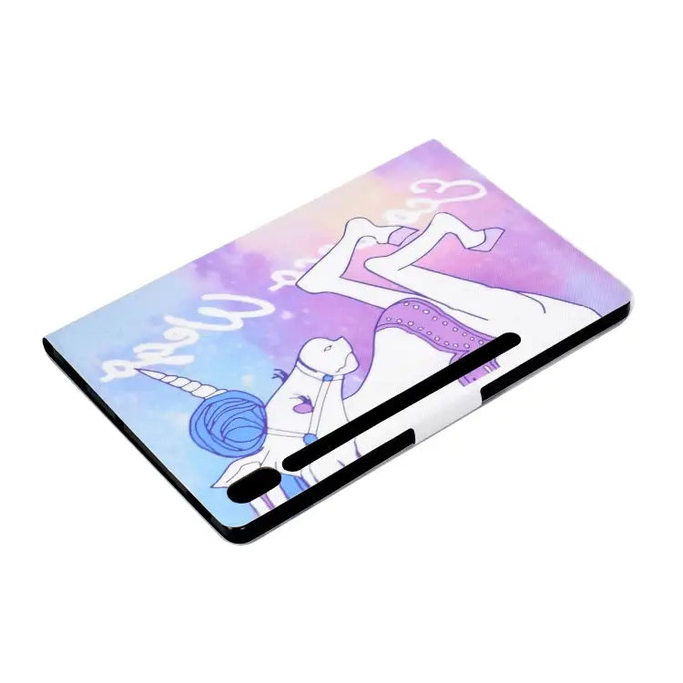 Electric Pressed Left Right Flat Feather Case with Sleep Function Pen Cover & Card Slot & Holder For Huawei T3-10.0