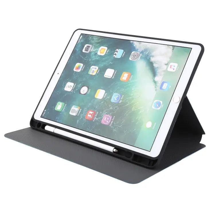Electric Pressed Texture Horizontal Flip Leather Case with Holder & Pen Slot For iPad 10.2 / Air 2019 / Pro 10.5
