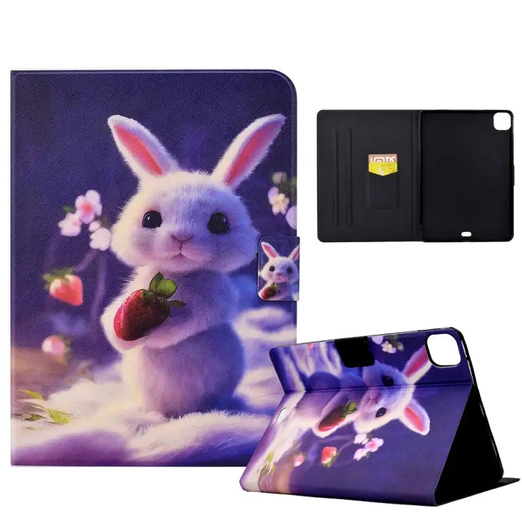 Electric Pressed TPU Smart Leather Tablet Case For iPad 10th Gen 10.9 2022 For iPad mini 6 / mini 2024 For iPad Pro 11