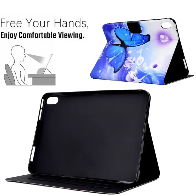 Electric Pressed TPU Smart Leather Tablet Case For iPad 10th Gen 10.9 2022 For iPad mini 6 / mini 2024 For iPad Pro 11
