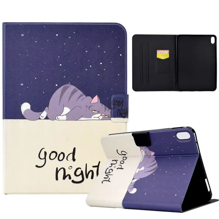 Electric Pressed TPU Smart Leather Tablet Case For iPad 10th Gen 10.9 2022 For iPad mini 6 / mini 2024 For iPad Pro 11