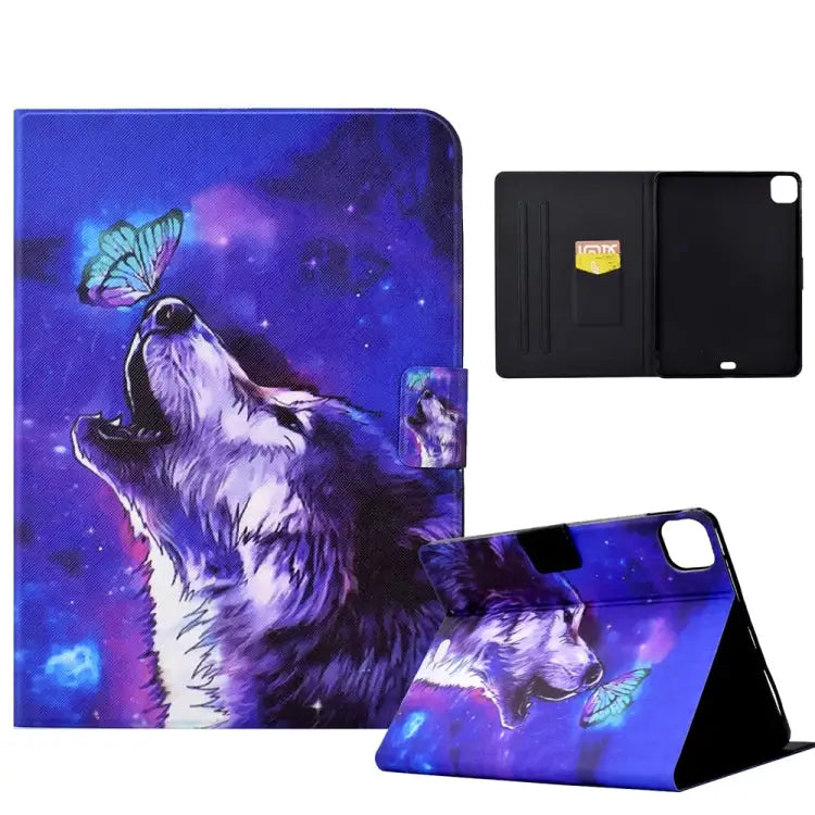 Electric Pressed TPU Smart Leather Tablet Case For iPad 10th Gen 10.9 2022 For iPad mini 6 / mini 2024 For iPad Pro 11
