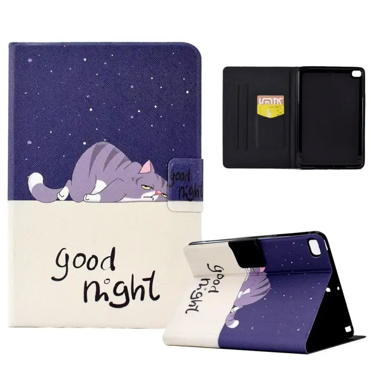 Electric Pressed TPU Smart Leather Tablet Case For iPad 10th Gen 10.9 2022 For iPad mini 6 / mini 2024 For iPad Pro 11