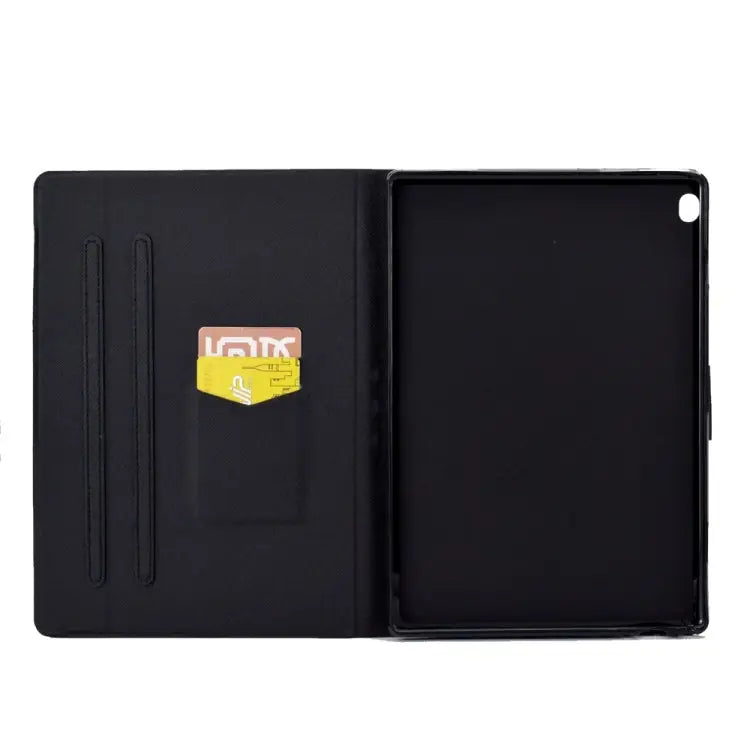 Electric Pressed TPU Smart Leather Tablet Case For Lenovo Tab M10 FHD REL - Mobile Accessories