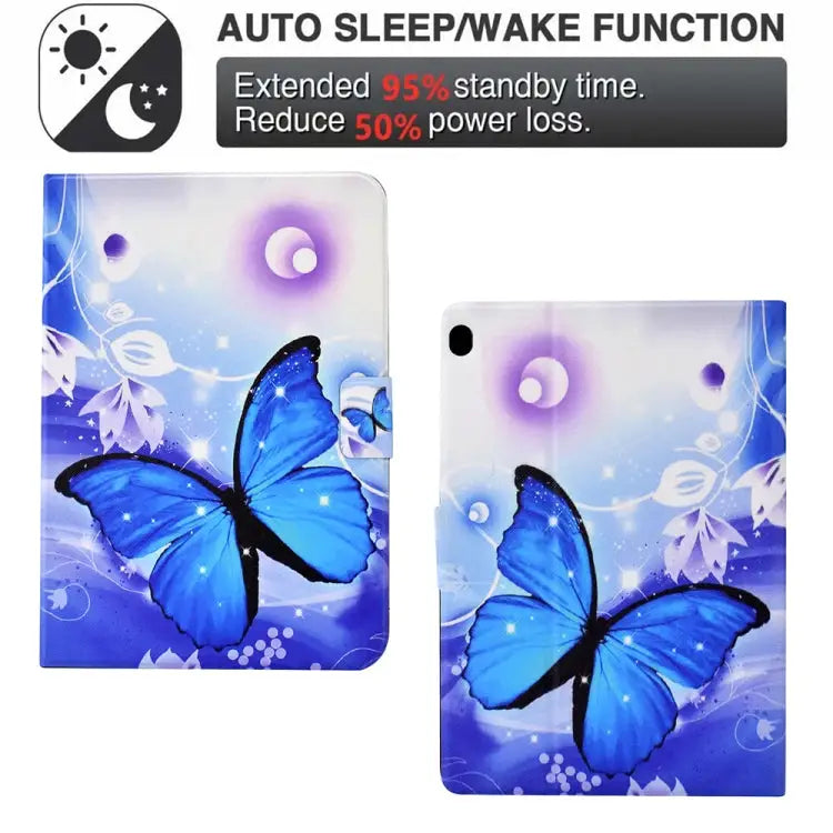 Electric Pressed TPU Smart Leather Tablet Case For Lenovo Tab M10 FHD REL - Mobile Accessories