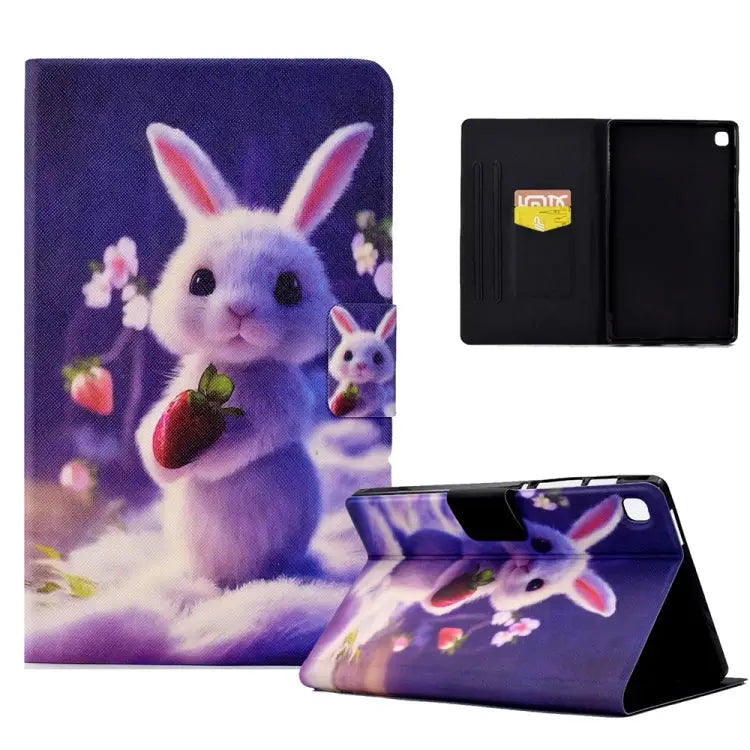 Electric Pressed TPU Smart Leather Tablet Case For Samsung Galaxy Tab A8 10.5 2021 / A8 2022 For Samsung Galaxy Tab S6