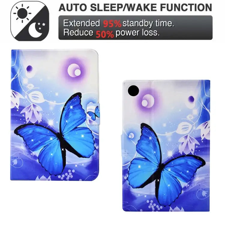Electric Pressed TPU Smart Leather Tablet Case For Samsung Galaxy Tab A8 10.5 2021 / A8 2022 For Samsung Galaxy Tab S6