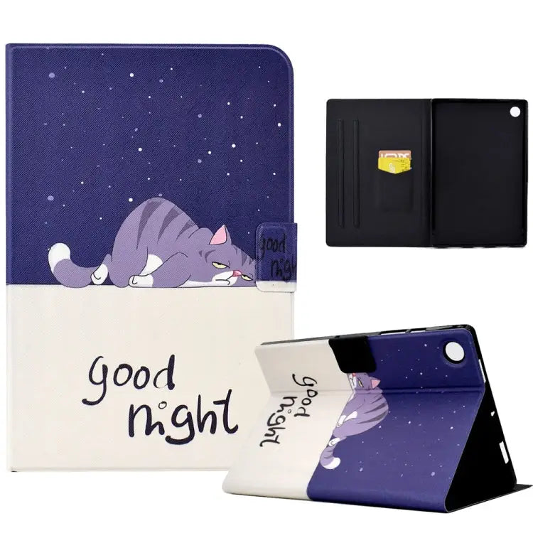 Electric Pressed TPU Smart Leather Tablet Case For Samsung Galaxy Tab A8 10.5 2021 / A8 2022 For Samsung Galaxy Tab S6