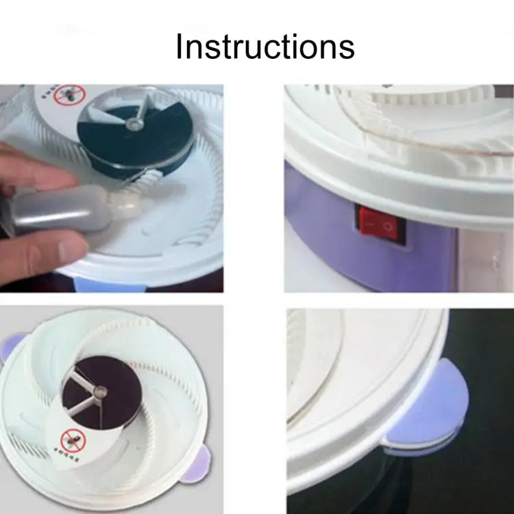 Electronic Automatic Fly Hunter Environmental Protection Kill Fly Automatic Fly Hunter White - Automatic Fly Hunter