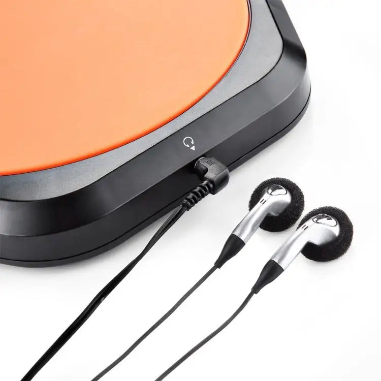 Electronic Dumb Combat Board Trainer Drum Exercise Metronome DS100(Black + Orange) Electronic Drum DS100 - Electronic