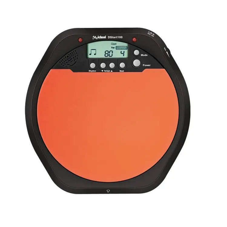 Electronic Dumb Combat Board Trainer Drum Exercise Metronome DS100(Black + Orange) Electronic Drum DS100 - Electronic