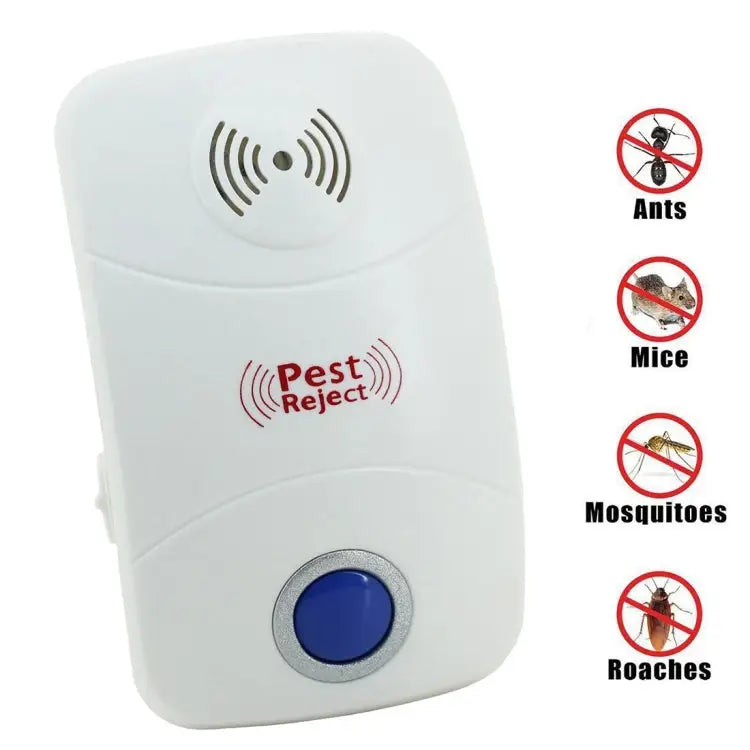 Electronic Ultrasonic Mosquito Rat Pest Control Repeller with LED Light UK Plug AC90V-250V UK Plug - UK Plug