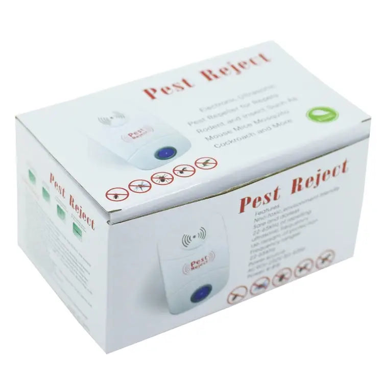 Electronic Ultrasonic Mosquito Rat Pest Control Repeller with LED Light UK Plug AC90V-250V UK Plug - UK Plug