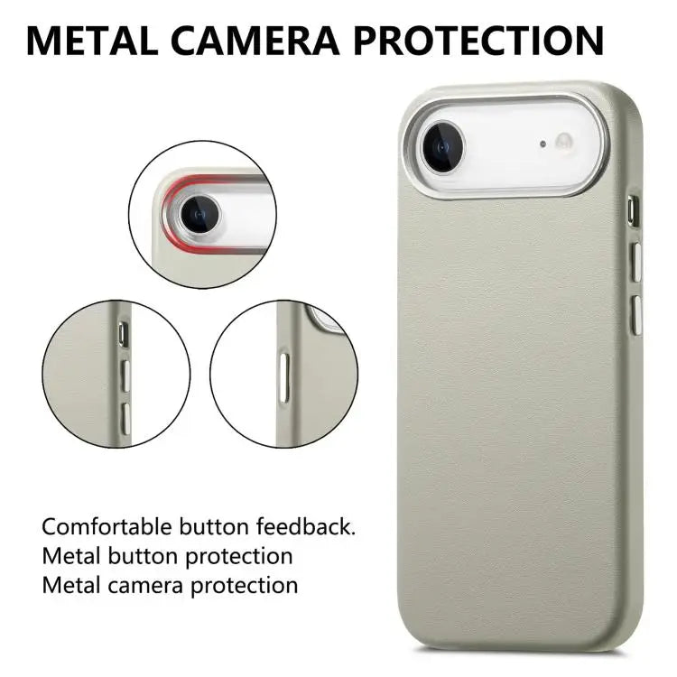 Electroplated Metal Button MagSafe Phone Case For iPhone 16 For iPhone 15 Pro Max For iPhone 15 Pro - Apple Accessories