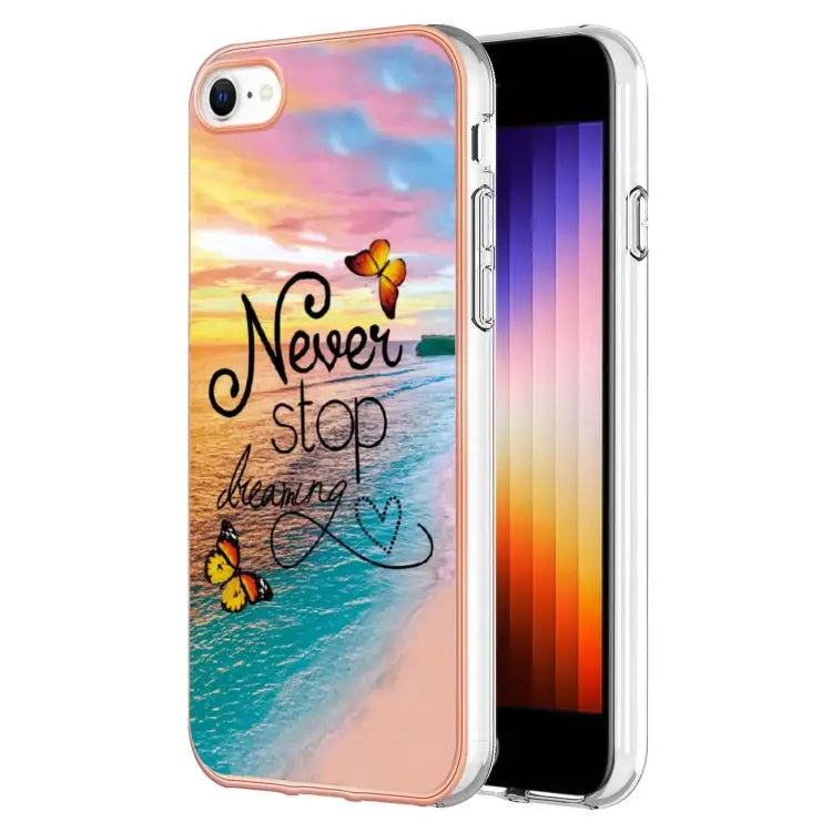 Electroplating IMD TPU Phone Case For iPhone SE 2022 / SE 2020 / 8 / 7 - For iPhone SE 2022 / SE 2020 / 8 / 7 / Dream