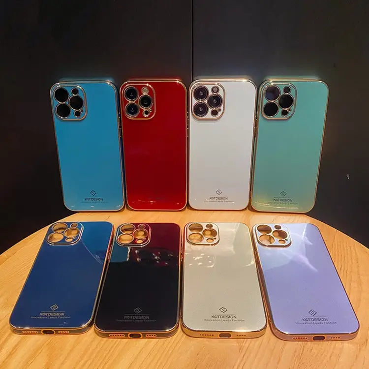 Electroplating Metal Frame Precise Hole TPU Protective Case For iPhone 13 mini For iPhone 13 For iPhone 13 Pro