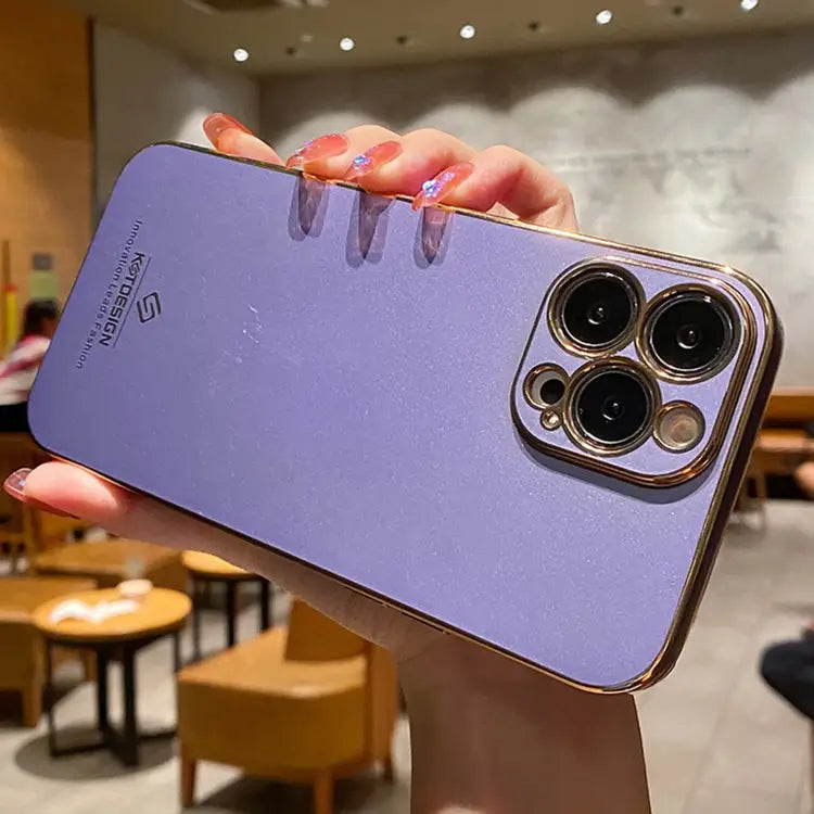 Electroplating Metal Frame Precise Hole TPU Protective Case For iPhone 13 mini For iPhone 13 For iPhone 13 Pro