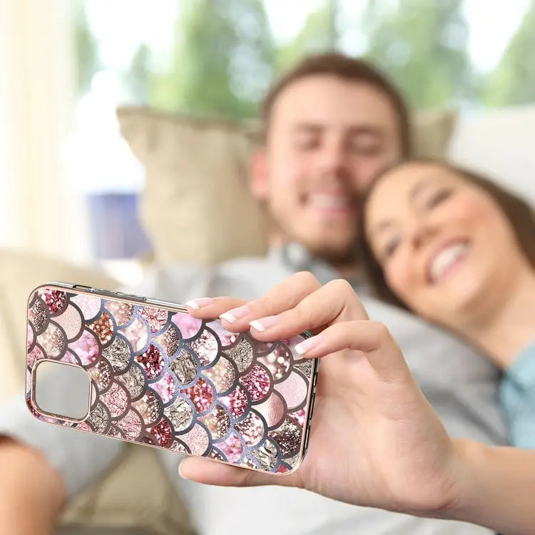 Electroplating Pattern IMD TPU Shockproof Case For iPhone 13 mini For iPhone 13 For iPhone 13 Pro For iPhone 13 Pro Max