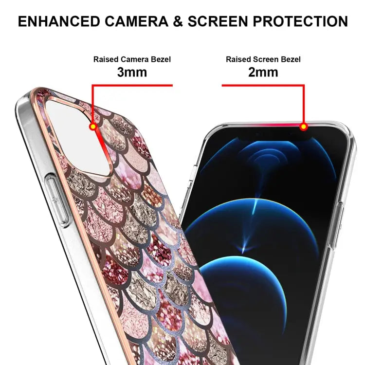 Electroplating Pattern IMD TPU Shockproof Case For iPhone 13 mini For iPhone 13 For iPhone 13 Pro For iPhone 13 Pro Max