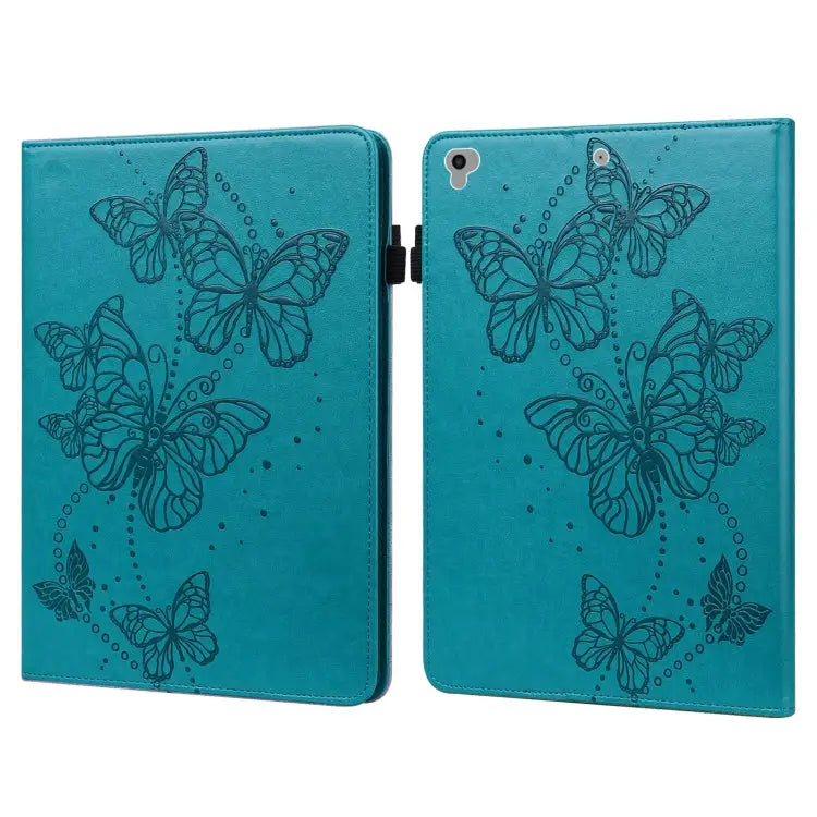 Embossed Butterfly Pattern Horizontal Flip Leather Tablet Case For iPad 9.7 (2018/2017) / Air 2 / Air - For iPad 9.7