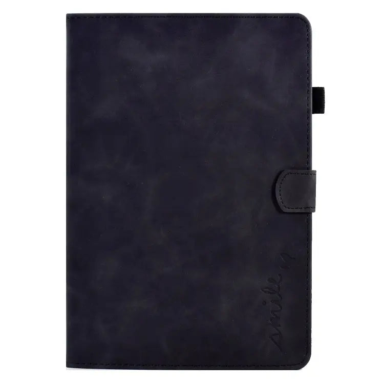Embossed Smile Flip Tablet Leather Smart Case For iPad 10.2 / Air 10.5 2019 For iPad Air 2022 / 2020 10.9 For iPad mini
