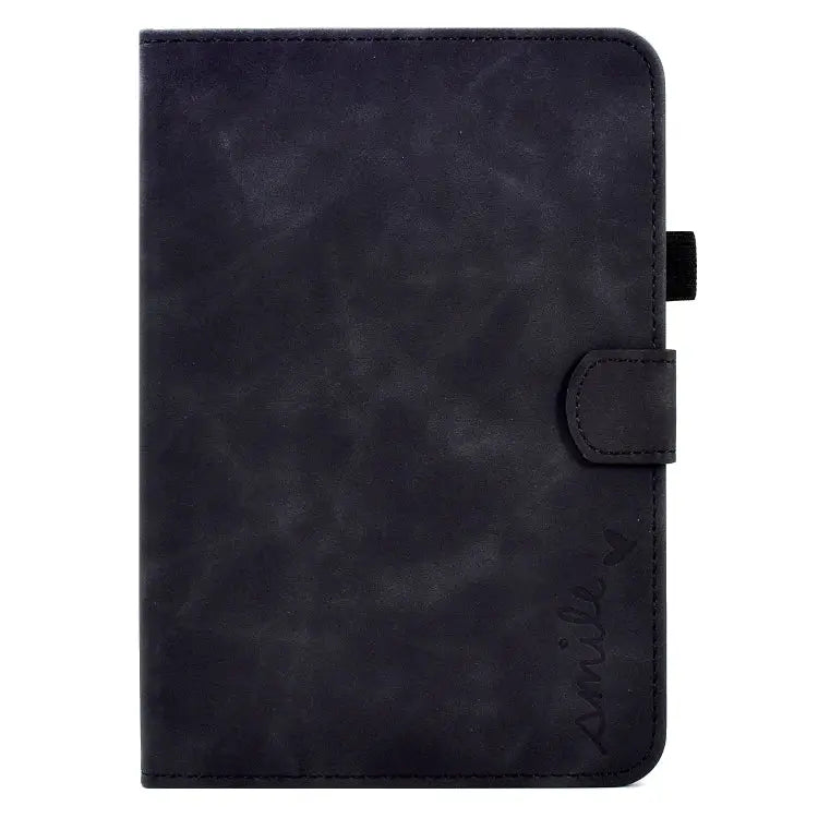 Embossed Smile Flip Tablet Leather Smart Case For iPad 10th Gen 10.9 2022 - Apple Accessories