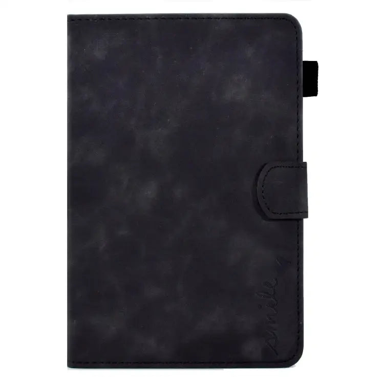Embossed Smile Flip Tablet Leather Smart Case For iPad mini 5/4/3/2/1 - Apple Accessories