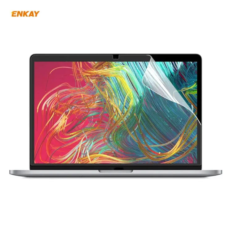 ENKAY Clear HD PET Screen Protector for MacBook Pro 13.3 inch A2289 / A2251 / A2338 (2020) For MacBook Pro 13.3 inch