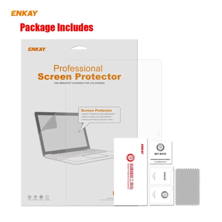 ENKAY Clear HD PET Screen Protector for MacBook Pro 13.3 inch A2289 / A2251 / A2338 (2020) For MacBook Pro 13.3 inch