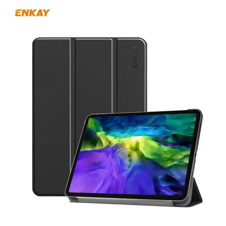 ENKAY ENK-8001 Denim Pattern Horizontal Flip Leather Smart Case with Holder for iPad Pro 11 (2020) For iPad Pro 11