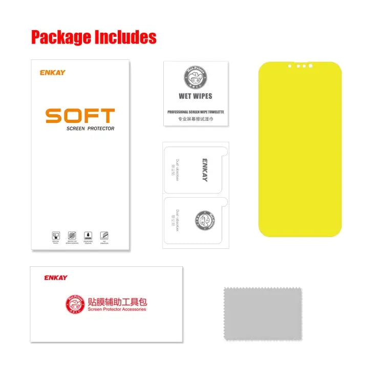 ENKAY Full Glue Explosion-proof Hydrogel Film For iPhone 13 Pro Max For iPhone 13 Pro Max - For iPhone 13 Pro Max