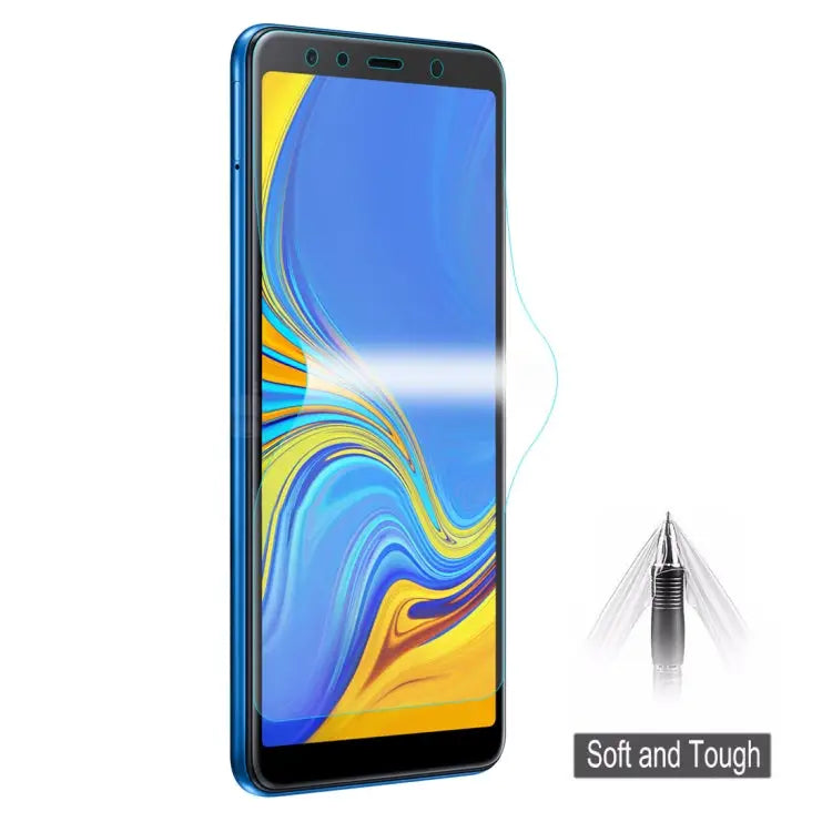 ENKAY Hat-Prince 0.1mm 3D Full Screen Protector Explosion-proof Hydrogel Film for Samsung Galaxy A7 (2018) TPU + TPE