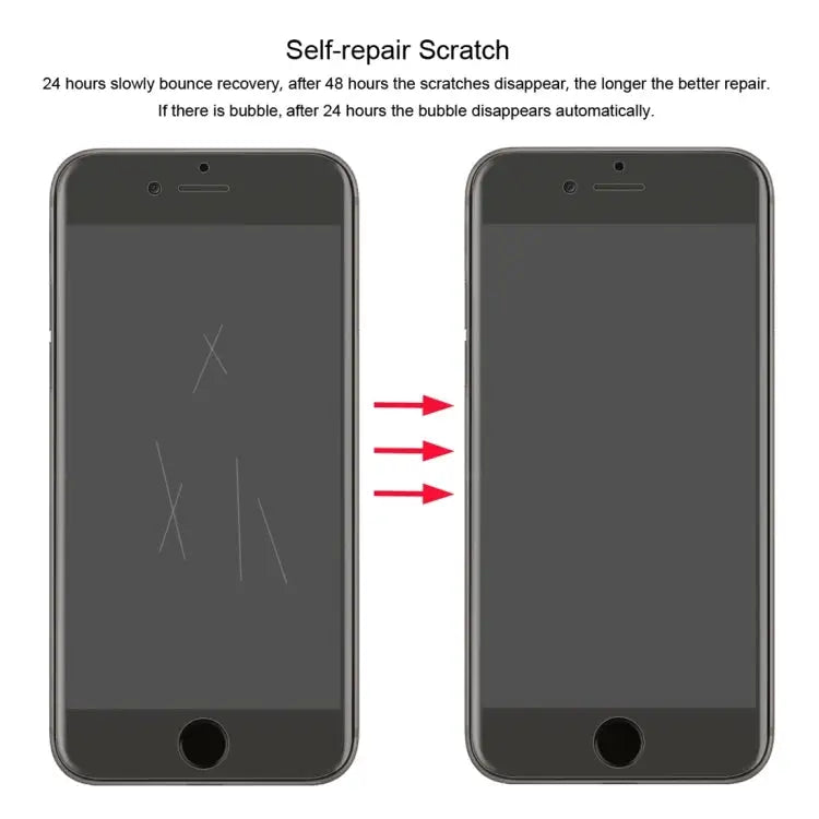 ENKAY Hat-Prince 0.1mm 3D Full Screen Protector Explosion-proof Hydrogel Film for iPhone 8 Plus & 7 Plus TPU + TPE