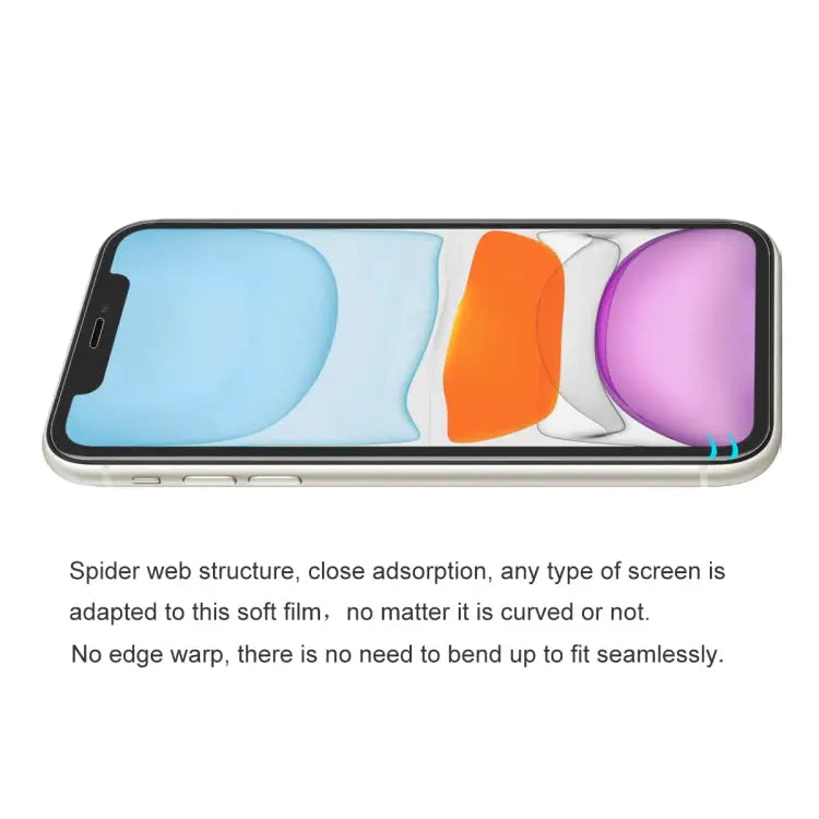 ENKAY Hat-Prince 0.1mm 3D Full Screen Protector Explosion-proof Hydrogel Film For iPhone 11 / iPhone XR For iPhone 11