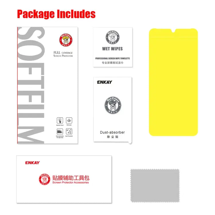 ENKAY Hat-Prince 0.1mm 3D Full Screen Protector Explosion-proof Hydrogel Film for Huawei P30 Pro Huawei P30 Pro
