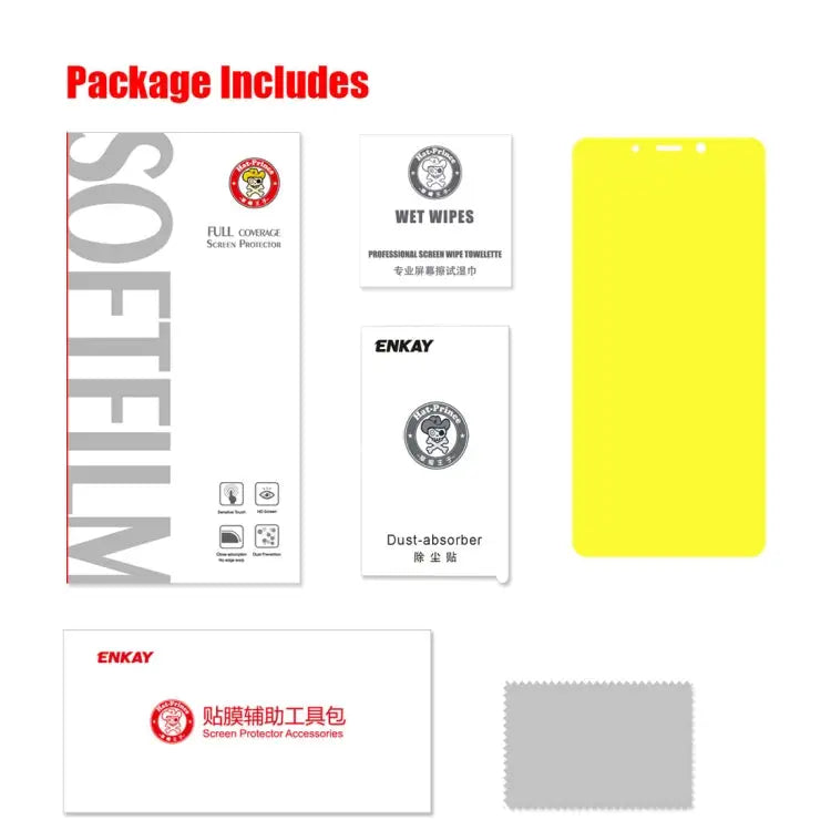 ENKAY Hat-Prince 0.1mm 3D Full Screen Protector Explosion-proof Hydrogel Film for Samsung Galaxy A9 (2018) TPU + TPE