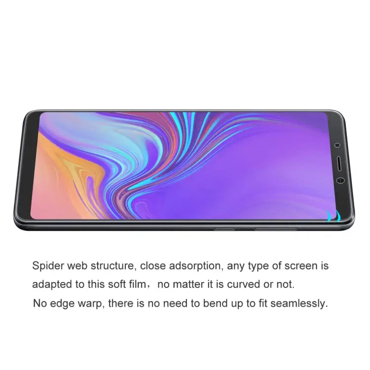 ENKAY Hat-Prince 0.1mm 3D Full Screen Protector Explosion-proof Hydrogel Film for Samsung Galaxy A9 (2018) TPU + TPE