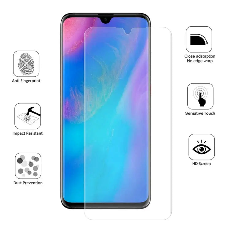 ENKAY Hat-Prince 0.1mm 3D Full Screen Protector Explosion-proof Hydrogel Film for Huawei P30 Huawei P30 - Huawei P30