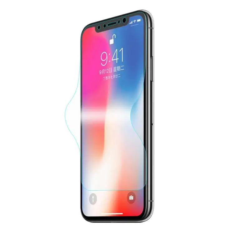 ENKAY Hat-Prince 0.1mm 3D Full Screen Protector Explosion-proof Hydrogel Film for iPhone XS TPU + TPE + PET Material
