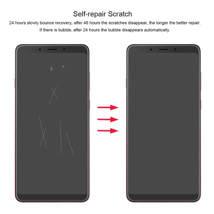 ENKAY Hat-Prince 0.1mm 3D Full Screen Protector Explosion-proof Hydrogel Film for Samsung Galaxy A9 (2018) TPU + TPE