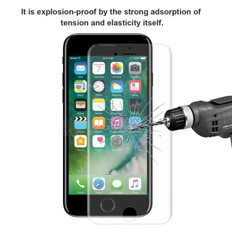 ENKAY Hat-Prince 0.1mm 3D Full Screen Protector Explosion-proof Hydrogel Film for iPhone 8 Plus & 7 Plus TPU + TPE