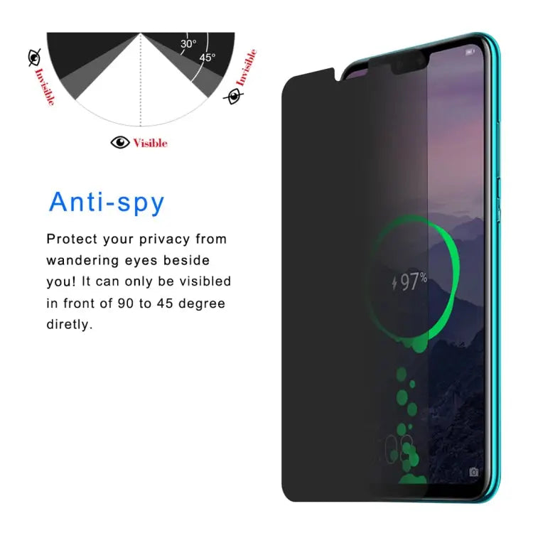 ENKAY Hat-prince 0.26mm 9H 2.5D Curved Edge Anti-glare Tempered Glass Film for Huawei Y9 (2019) / Enjoy 9 Plus For Y9
