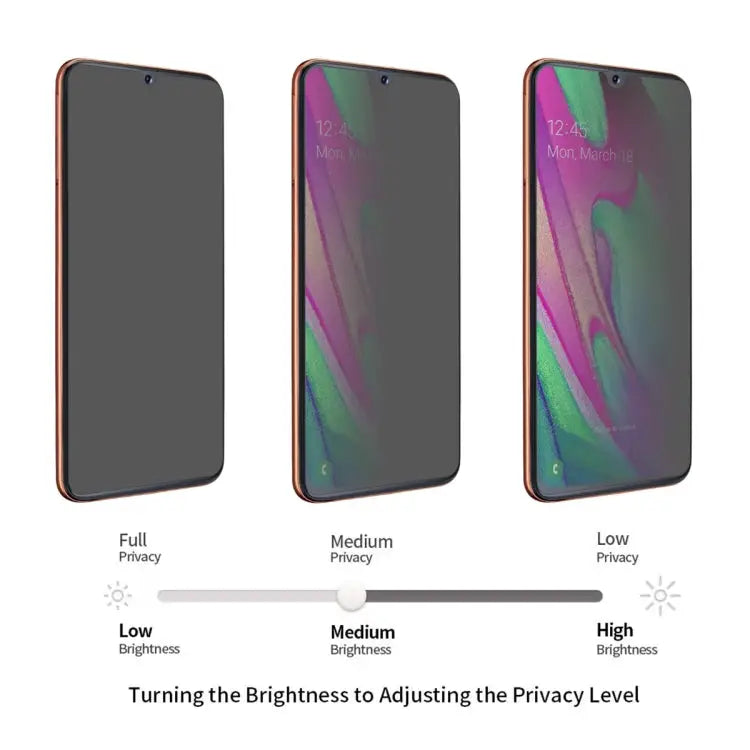 ENKAY Hat-Prince 0.26mm 9H 2.5D Privacy Anti-glare Tempered Glass Film for Samsung Galaxy A40 Galaxy A40 - Galaxy A40