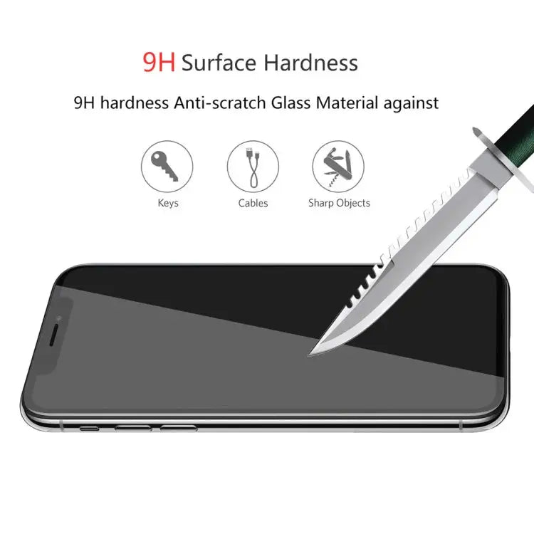 ENKAY Hat-Prince 0.26mm 9H Surface Hardness 6D Curved Edge Full Screen Tempered Glass Film for iPhone 6 & 6s - For 6 &
