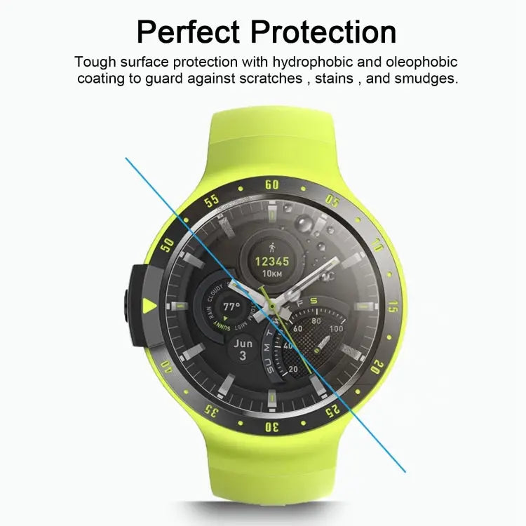 ENKAY Hat-Prince 0.2mm 9H 2.15D Curved Edge Tempered Glass Film for TicWatch S TicWatch S - TicWatch S