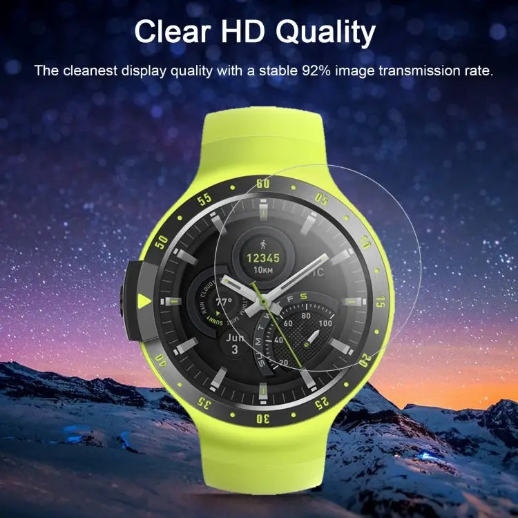 ENKAY Hat-Prince 0.2mm 9H 2.15D Curved Edge Tempered Glass Film for TicWatch S TicWatch S - TicWatch S